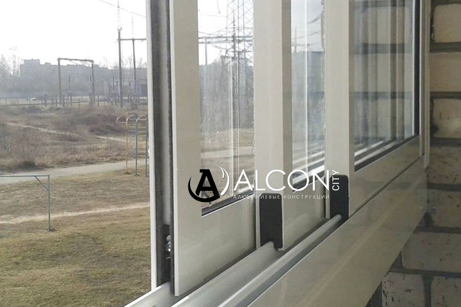Алюминиевые раздвижные окна в Казани